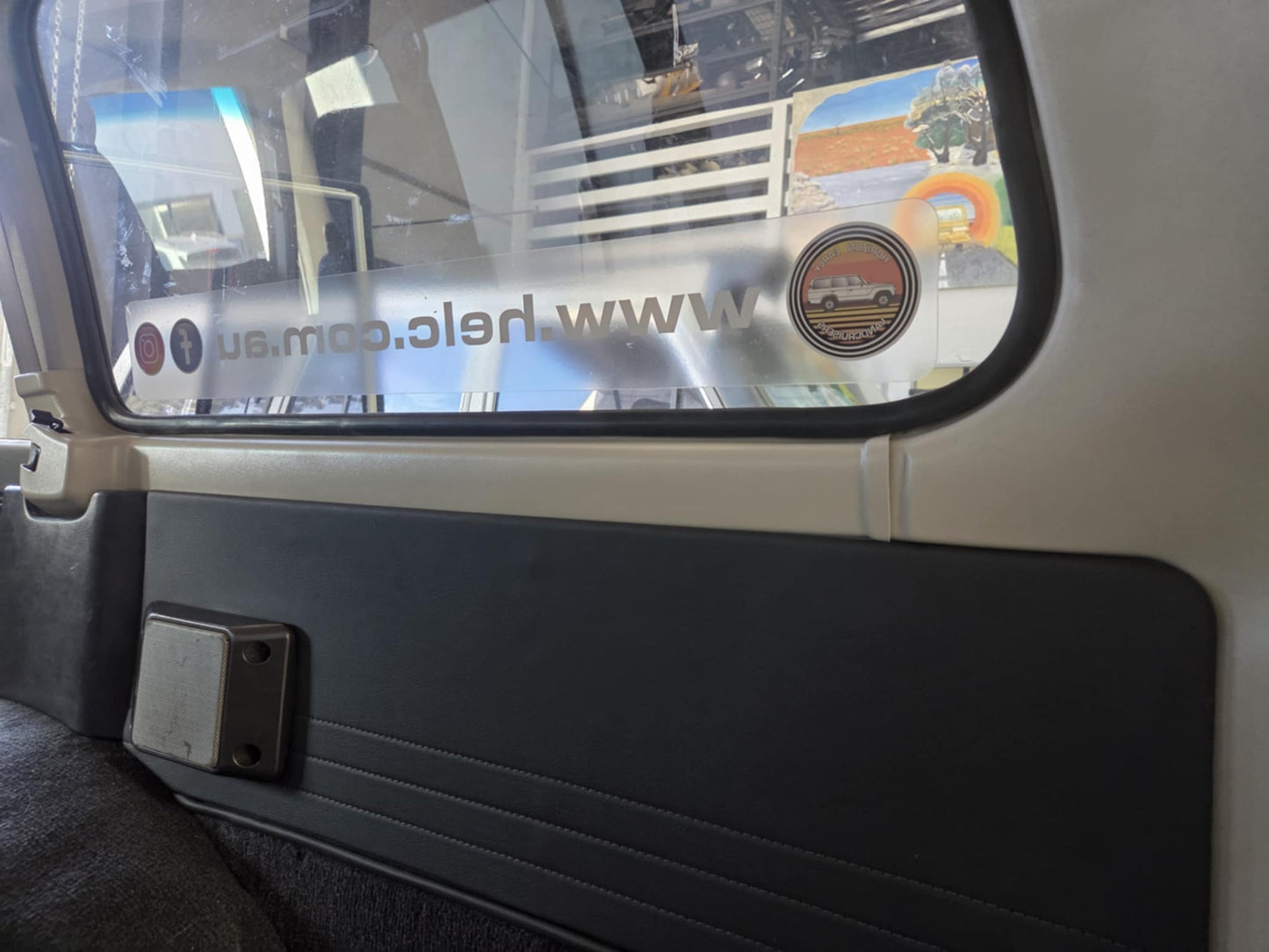 60 Series Landcruiser D pillar interior trim image 5